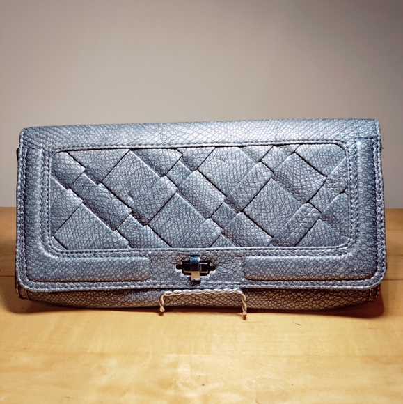 The Limited Gray/Silver Clutch - Picture 1 of 9